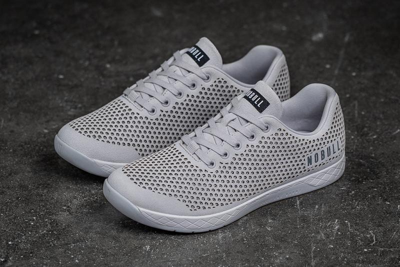 Nobull Suede Women's Trainers Light / Grey | USA X1901Y